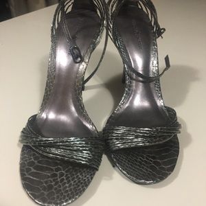 Silver heels